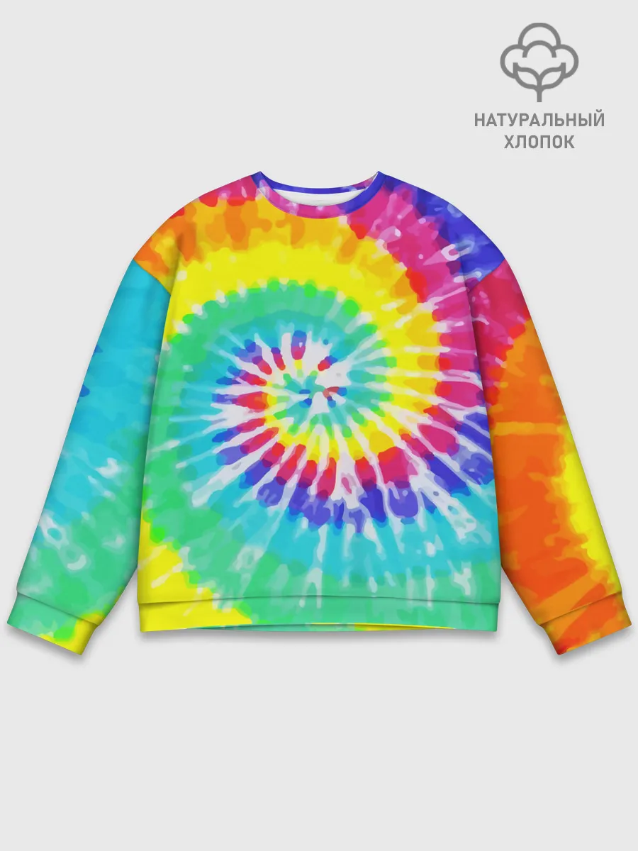 Мужской свитшот базовый / TIE-DYE СТЕНА