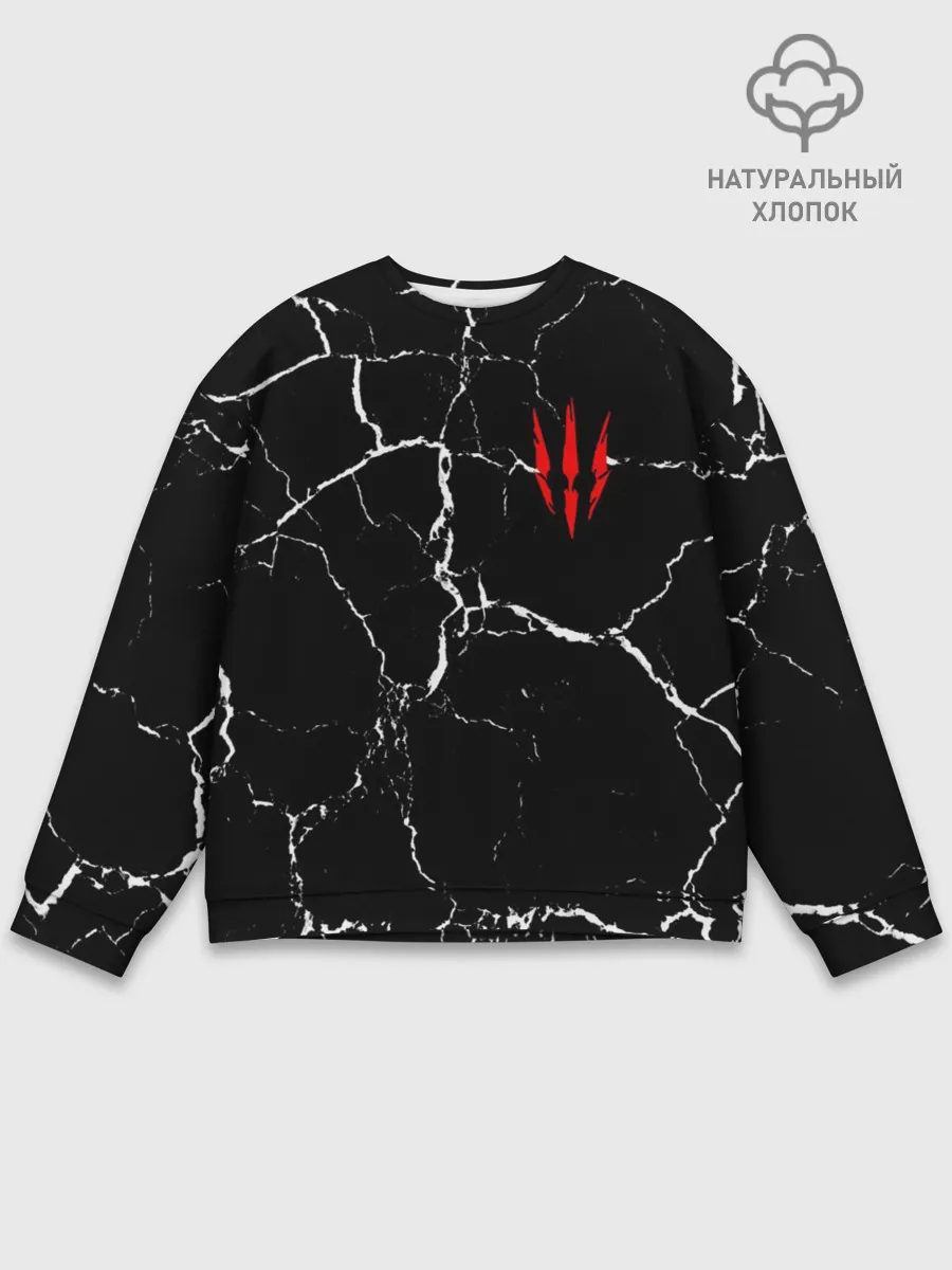 Мужской свитшот базовый / The Witcher | Wild Hunt