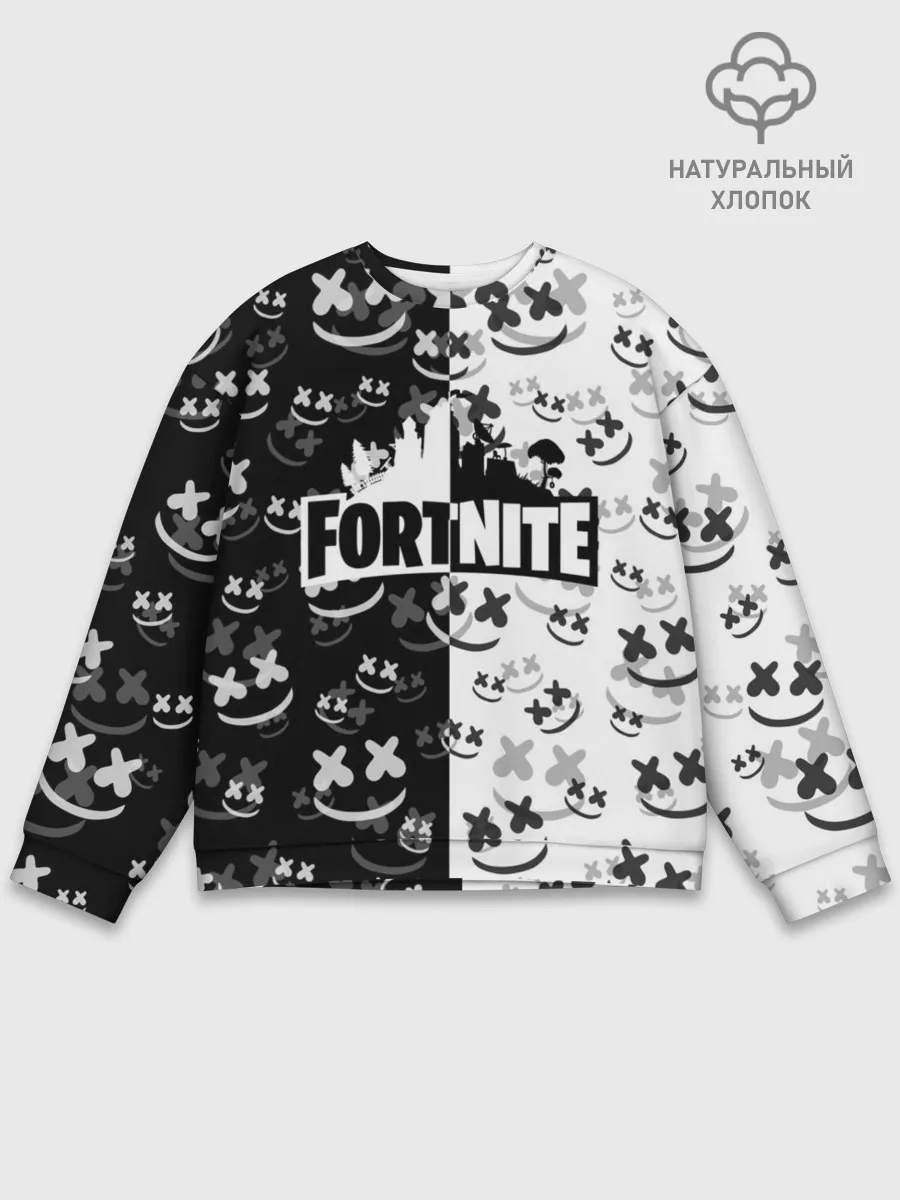 Мужской свитшот базовый / FORTNITE | MARSHMELLO