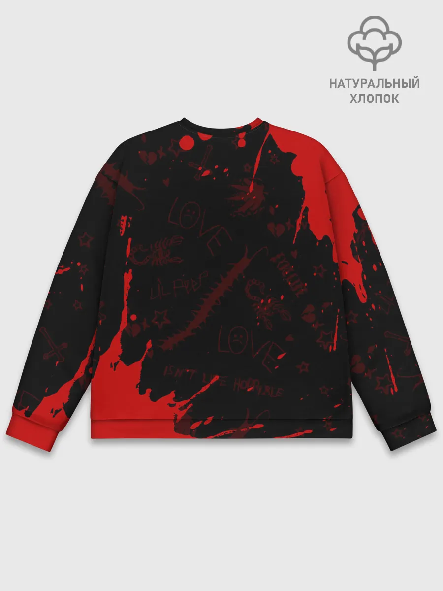 Мужской свитшот базовый / LIL PEEP / ЛИЛ ПИП