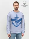 Мужской свитшот базовый / Якорь