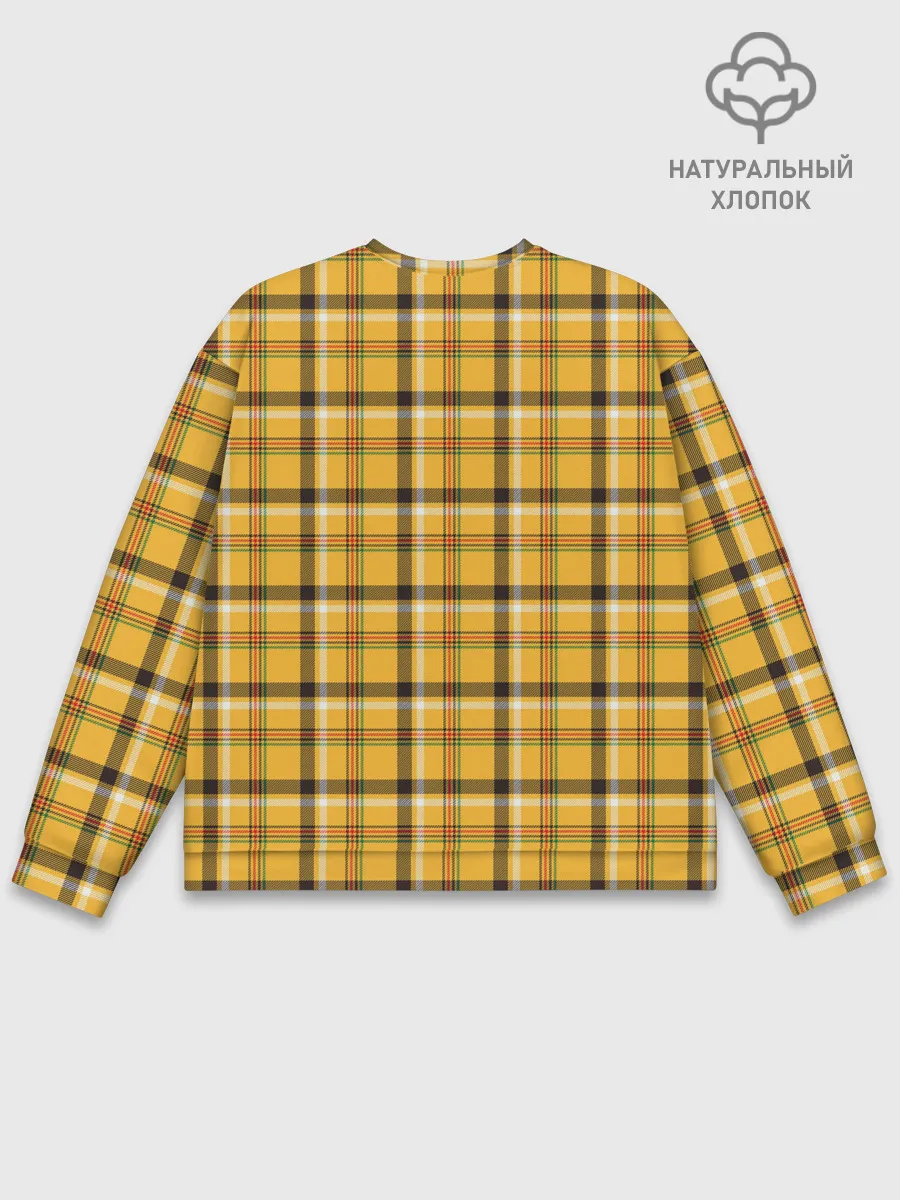 Мужской свитшот базовый / Клеточка