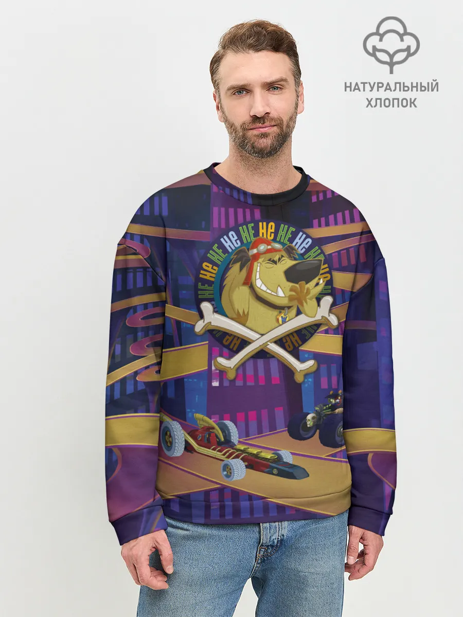 Мужской свитшот базовый / Muttley HE HE HE