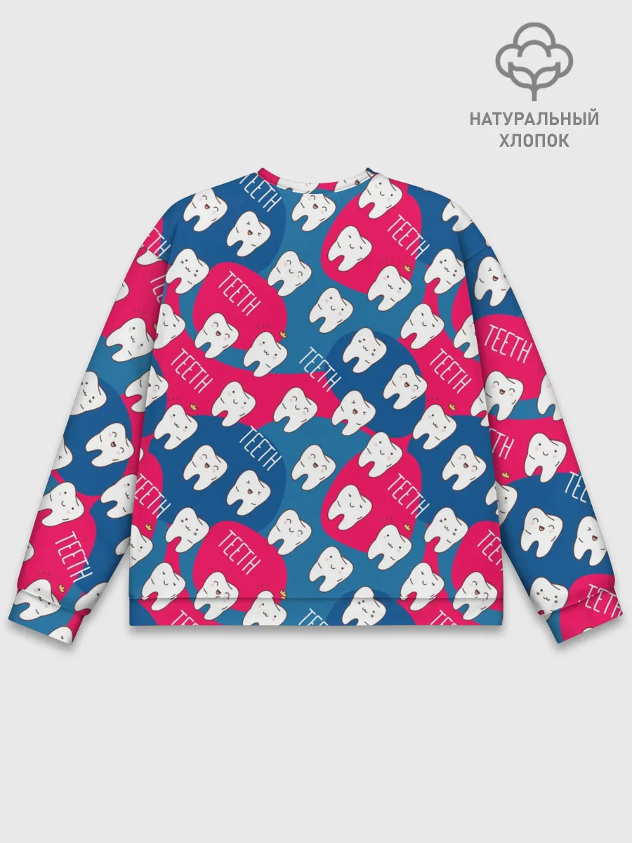 Мужской свитшот базовый / зубы