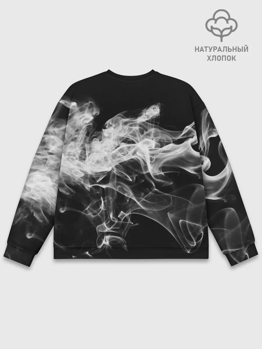 Мужской свитшот базовый / СЕРЫЙ ДЫМ
