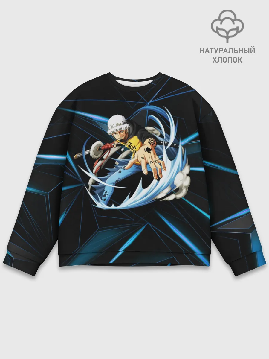 Мужской свитшот базовый / ТРАФАЛЬГАР ЛО. Металлический фон