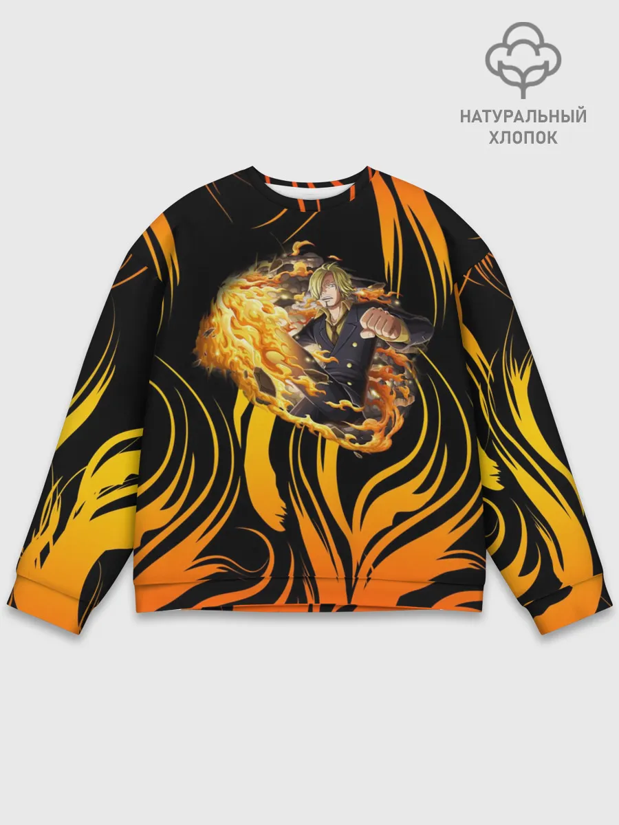 Мужской свитшот базовый / One Piece | Sanji