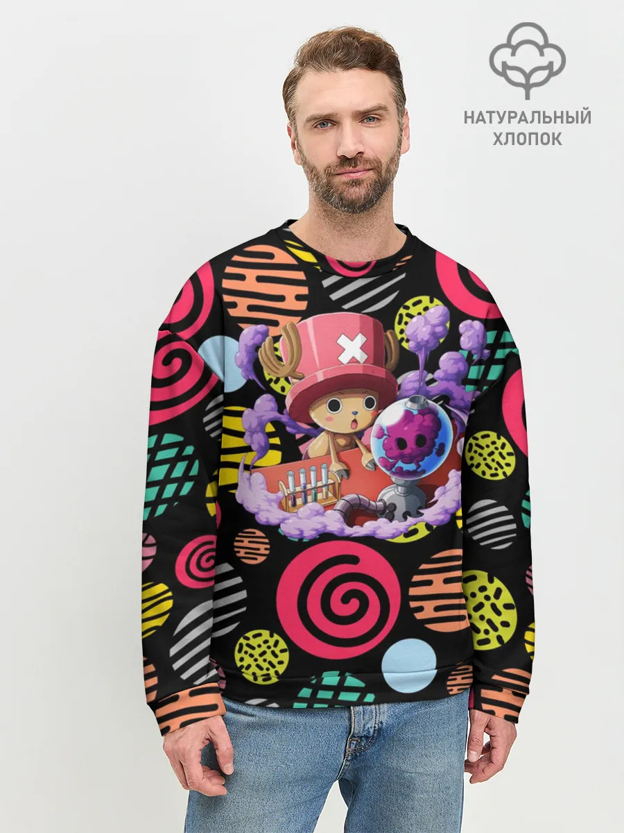 Мужской свитшот базовый / Ван Пис | Чоппер