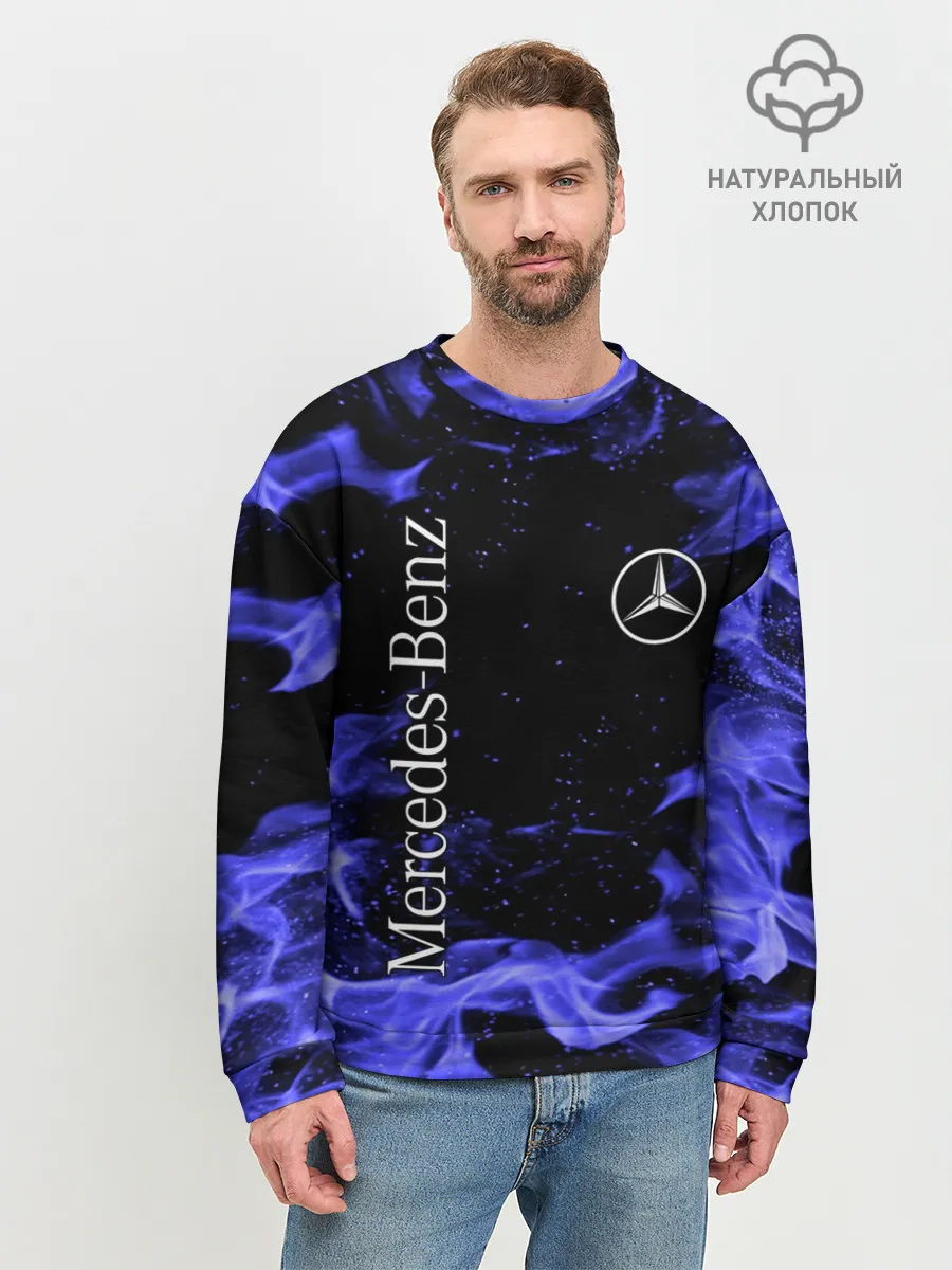 Мужской свитшот базовый / MERCEDES