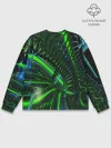 Мужской свитшот базовый / DIGITAL NEON GREEN