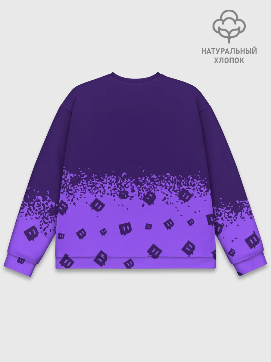 Мужской свитшот базовый / TWITCH / ТВИЧ