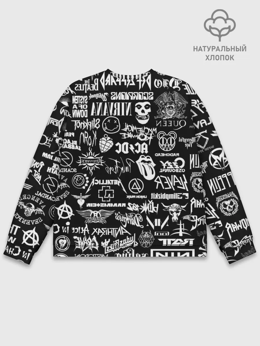 Мужской свитшот базовый / Рок Легенды | Всех времен