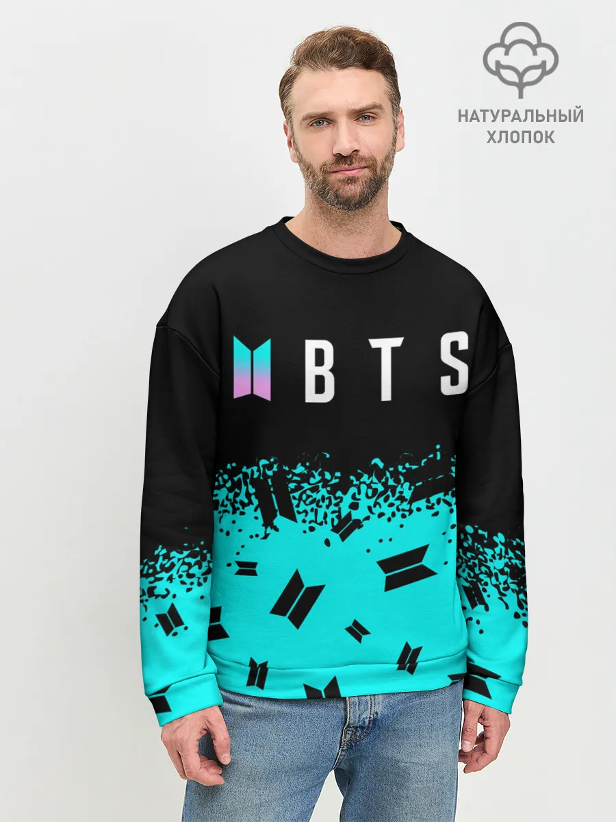 Мужской свитшот базовый / BTS / БТС