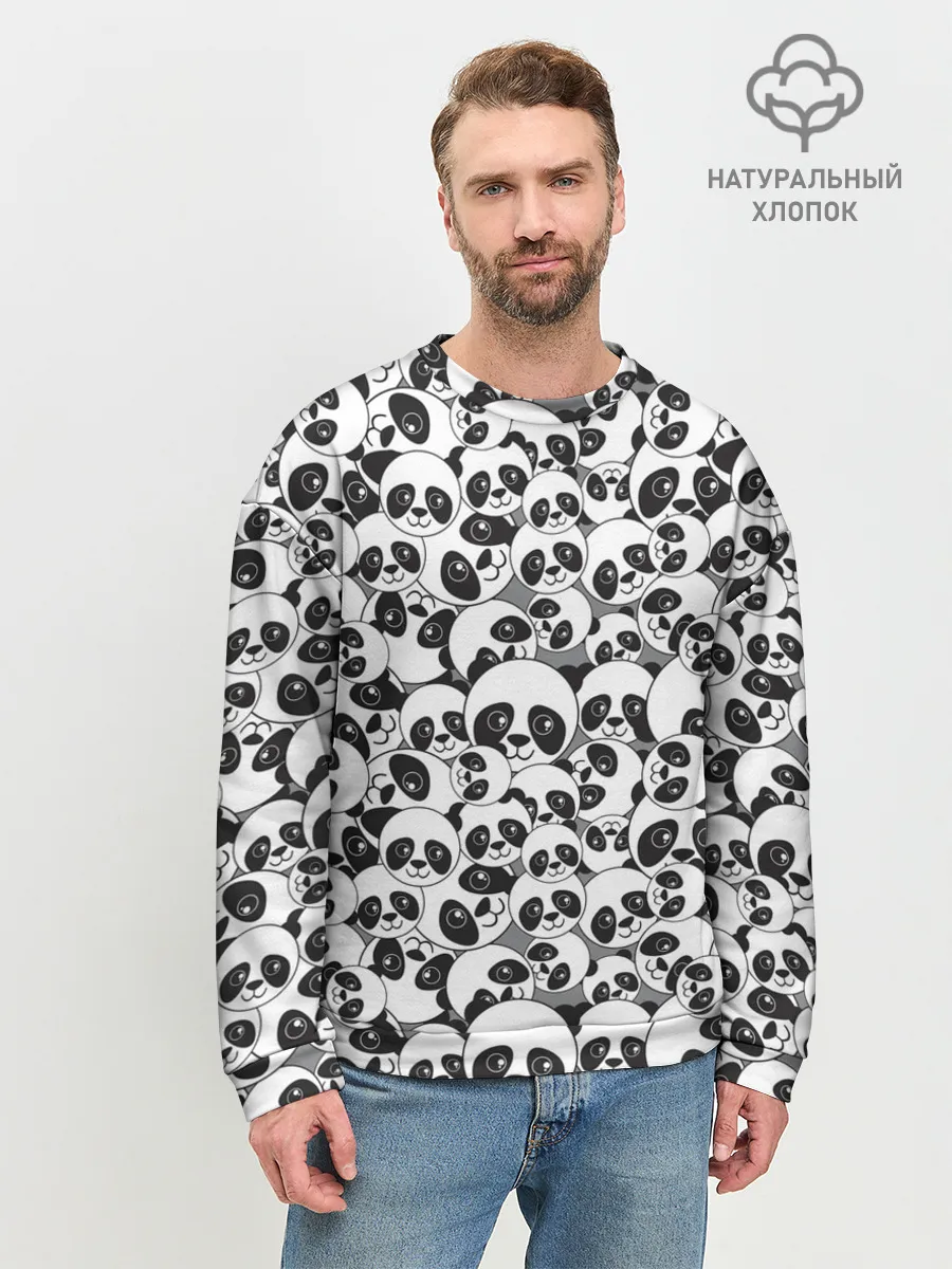 Мужской свитшот базовый / ПАНДОЧКИ