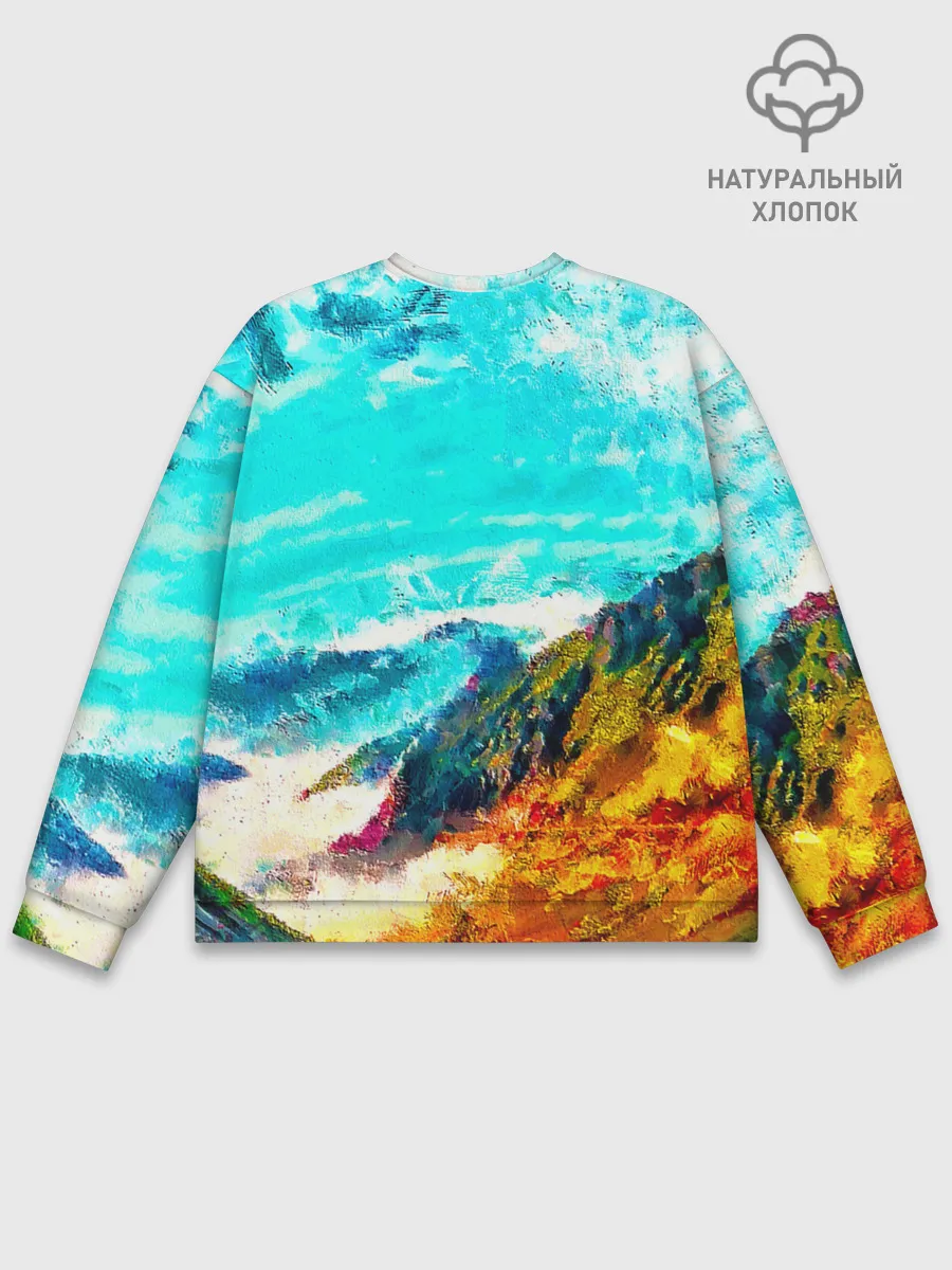 Мужской свитшот базовый / Японские горы