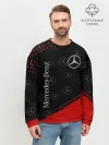 Мужской свитшот базовый / MERCEDES / МЕРСЕДЕС