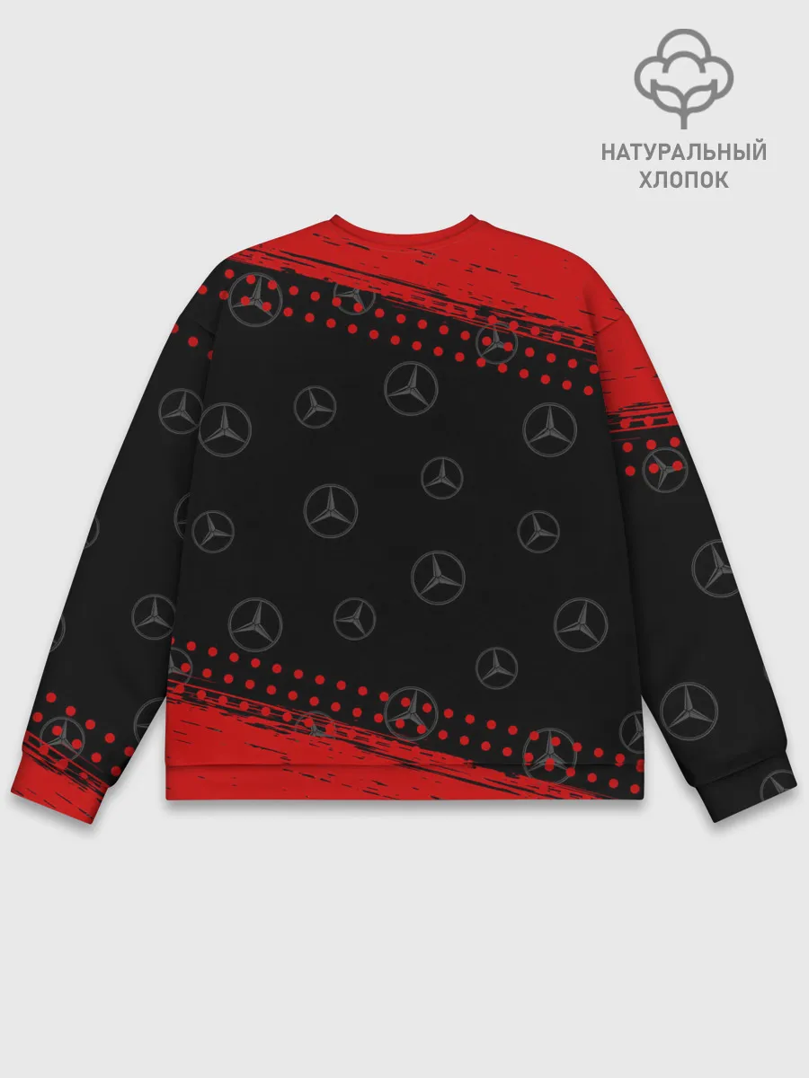 Мужской свитшот базовый / MERCEDES / МЕРСЕДЕС