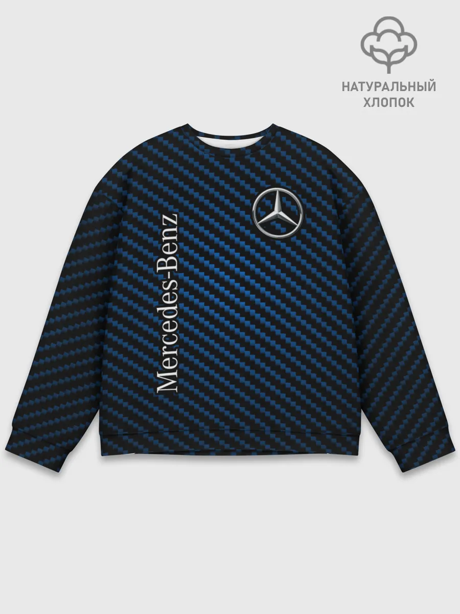 Мужской свитшот базовый / MERCEDES / МЕРСЕДЕС