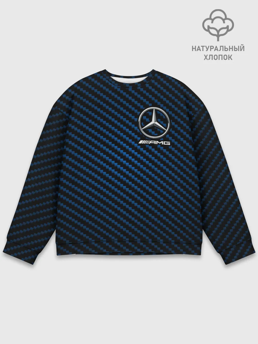 Мужской свитшот базовый / MERCEDES / МЕРСЕДЕС