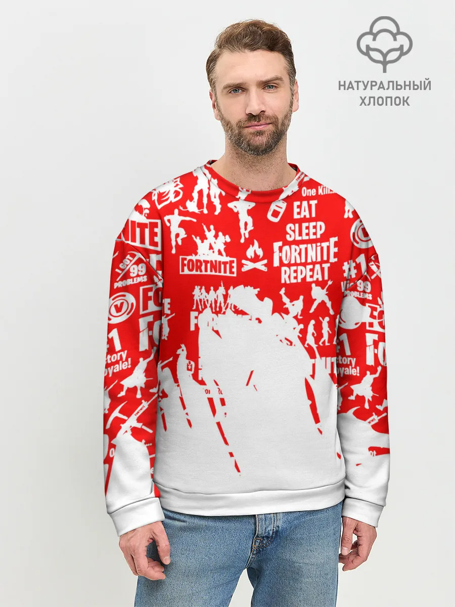 Мужской свитшот базовый / Fortnite