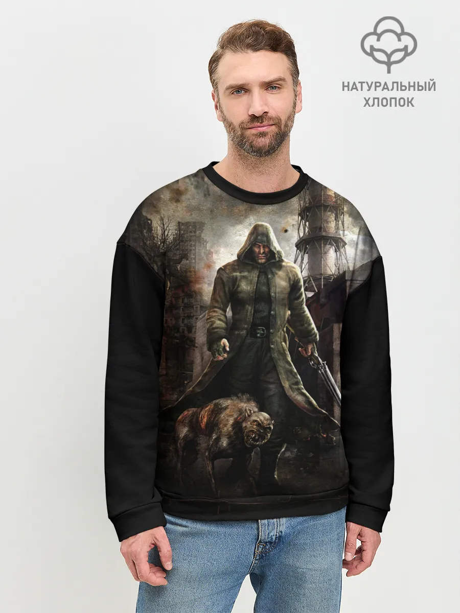 Мужской свитшот базовый / S.T.A.L.K.E.R. Man Made Hell