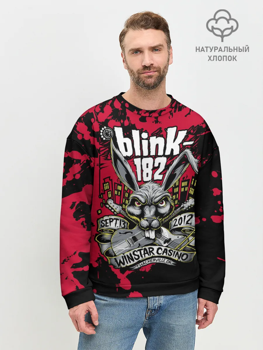 Мужской свитшот базовый / Blink 182