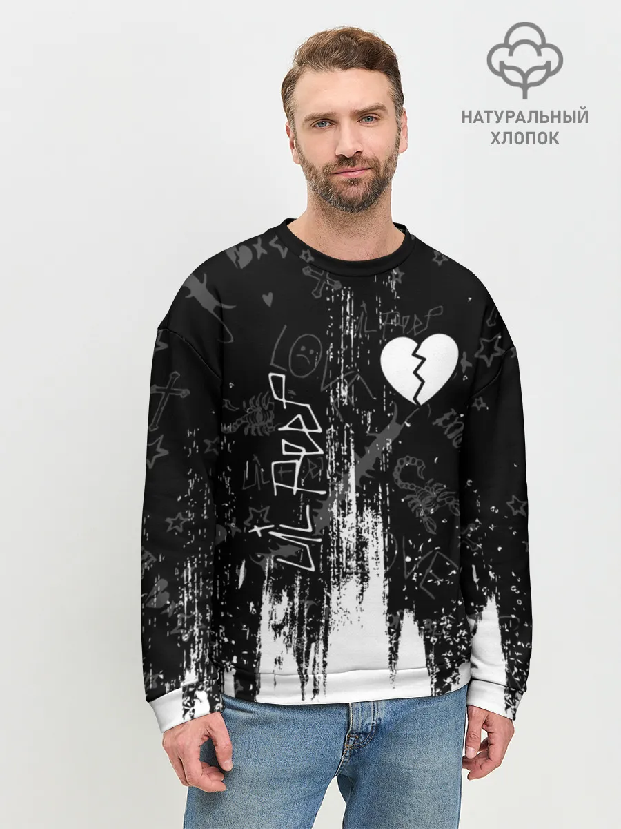 Мужской свитшот базовый / LIL PEEP / ЛИЛ ПИП