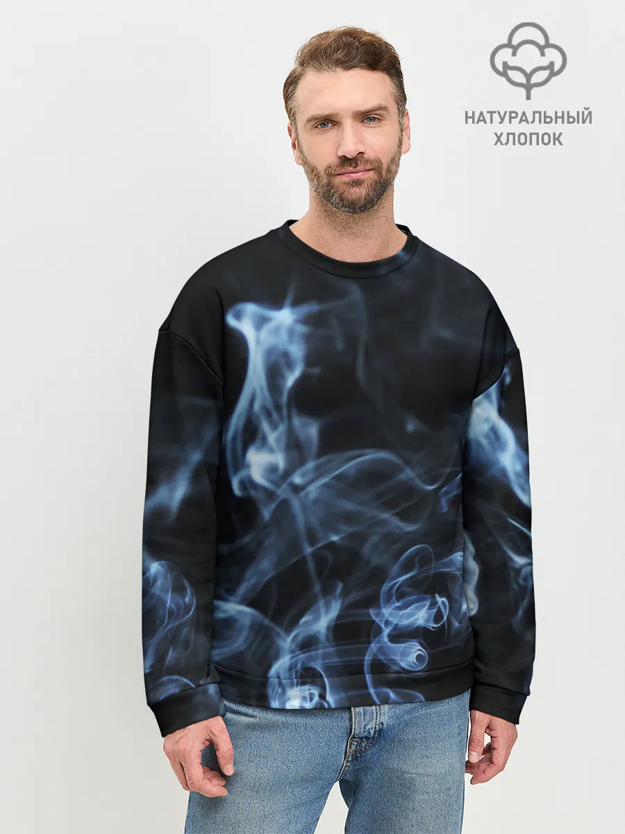Мужской свитшот базовый / ДЫМ