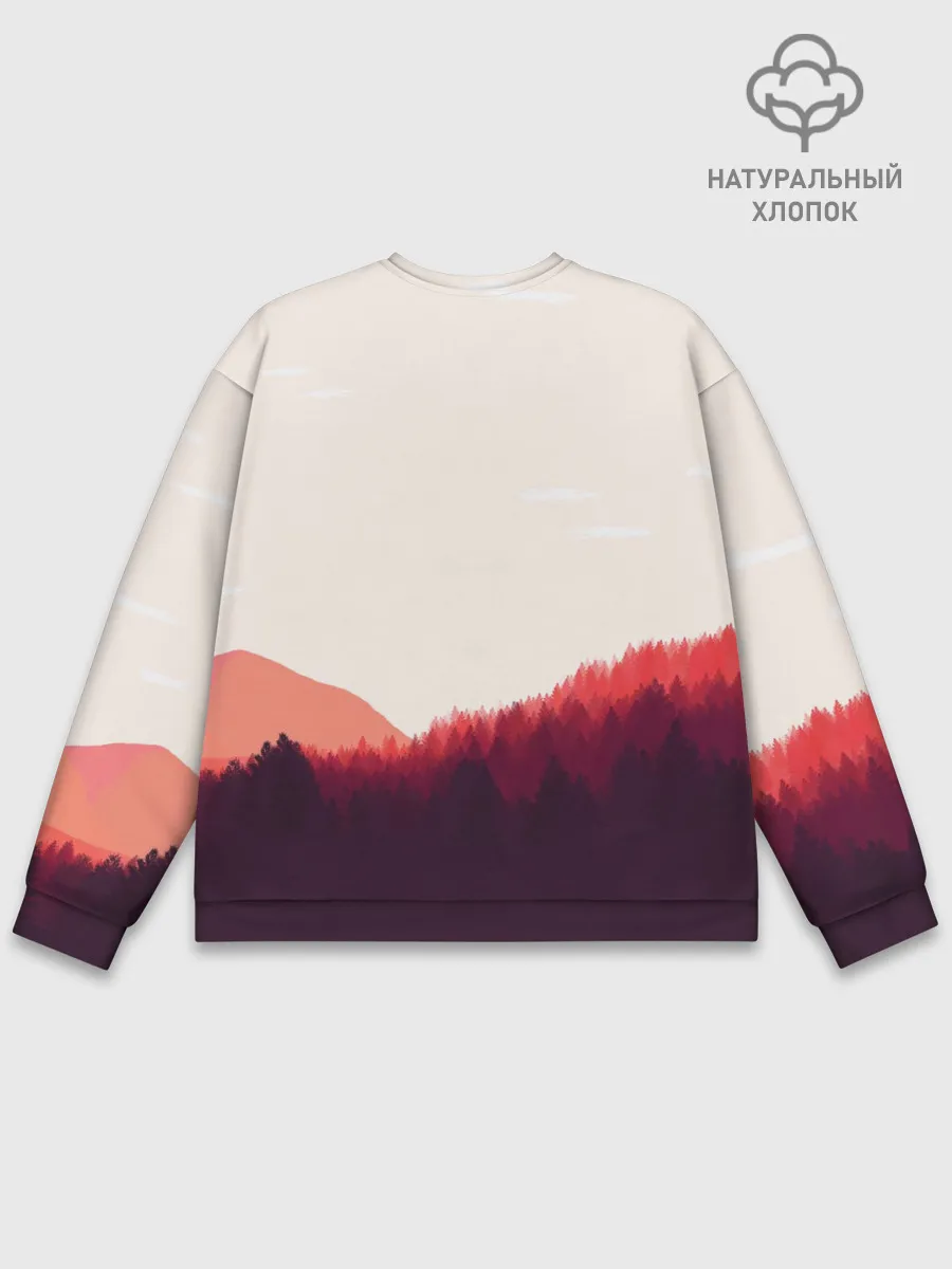 Мужской свитшот базовый / Пейзаж №1