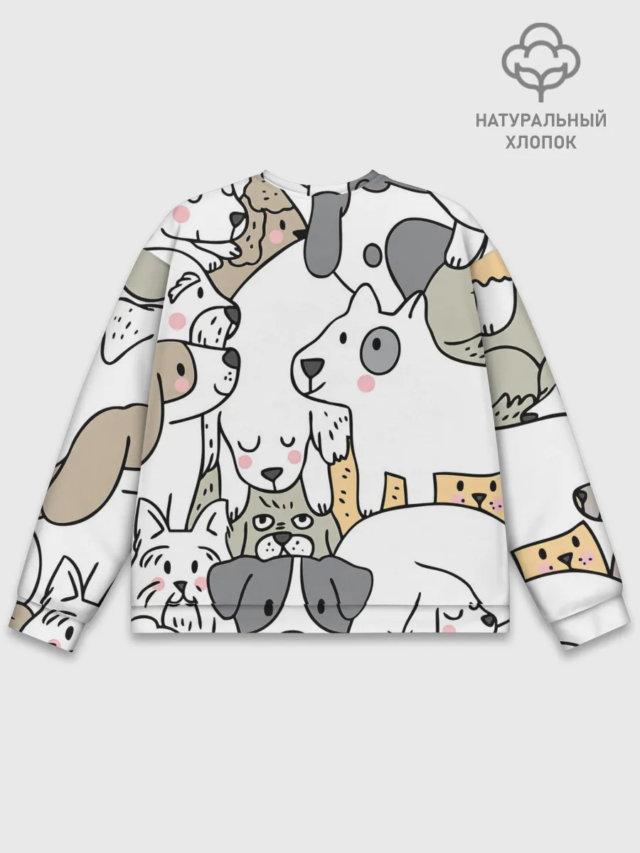 Мужской свитшот базовый / Собачье собрание