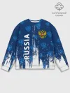 Мужской свитшот базовый / RUSSIA / РОССИЯ