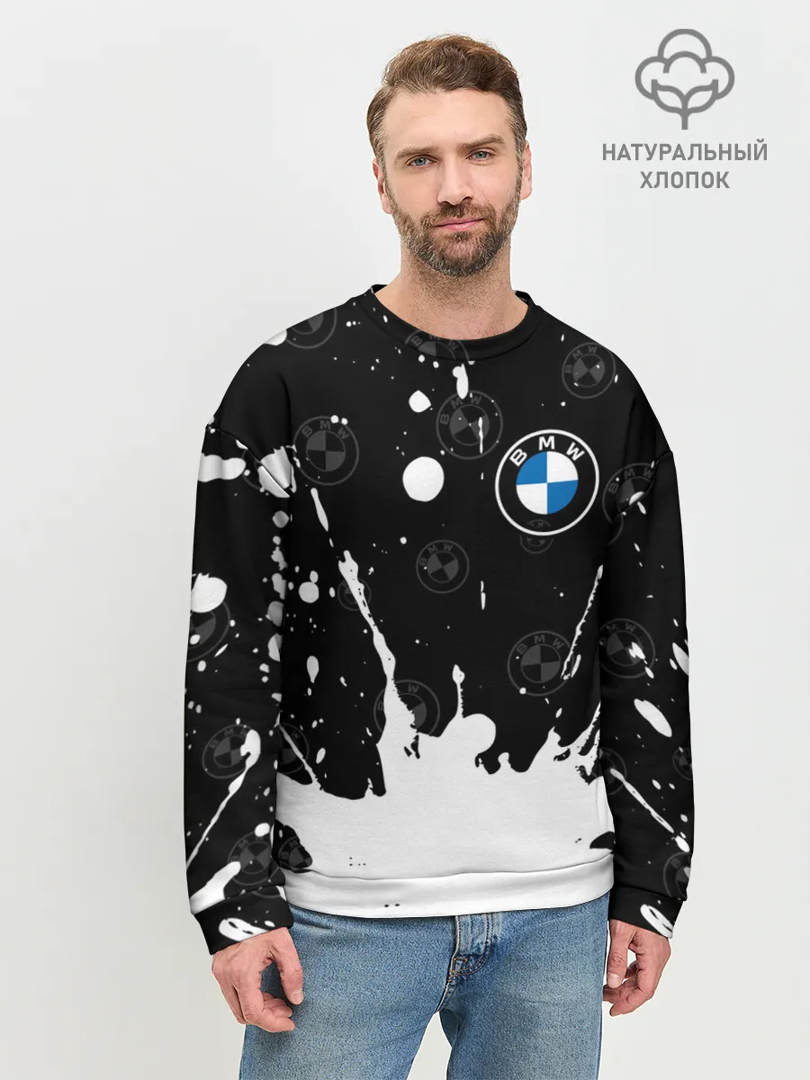 Мужской свитшот базовый / BMW / БМВ