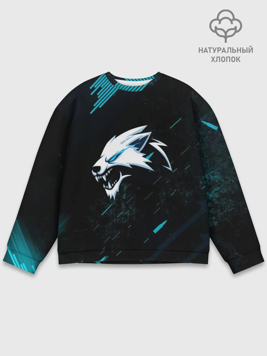 Мужской свитшот базовый / Sky Wolf