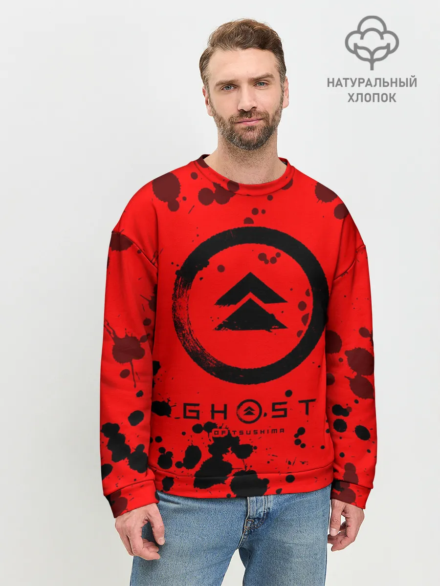 Мужской свитшот базовый / GHOST OF TSUSHIMA