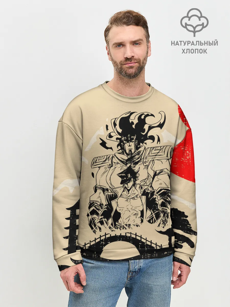 Мужской свитшот базовый / JOJO BIZARRE ADVENTURE | ПРИКЛЮЧЕНИЯ ДЖОДЖО