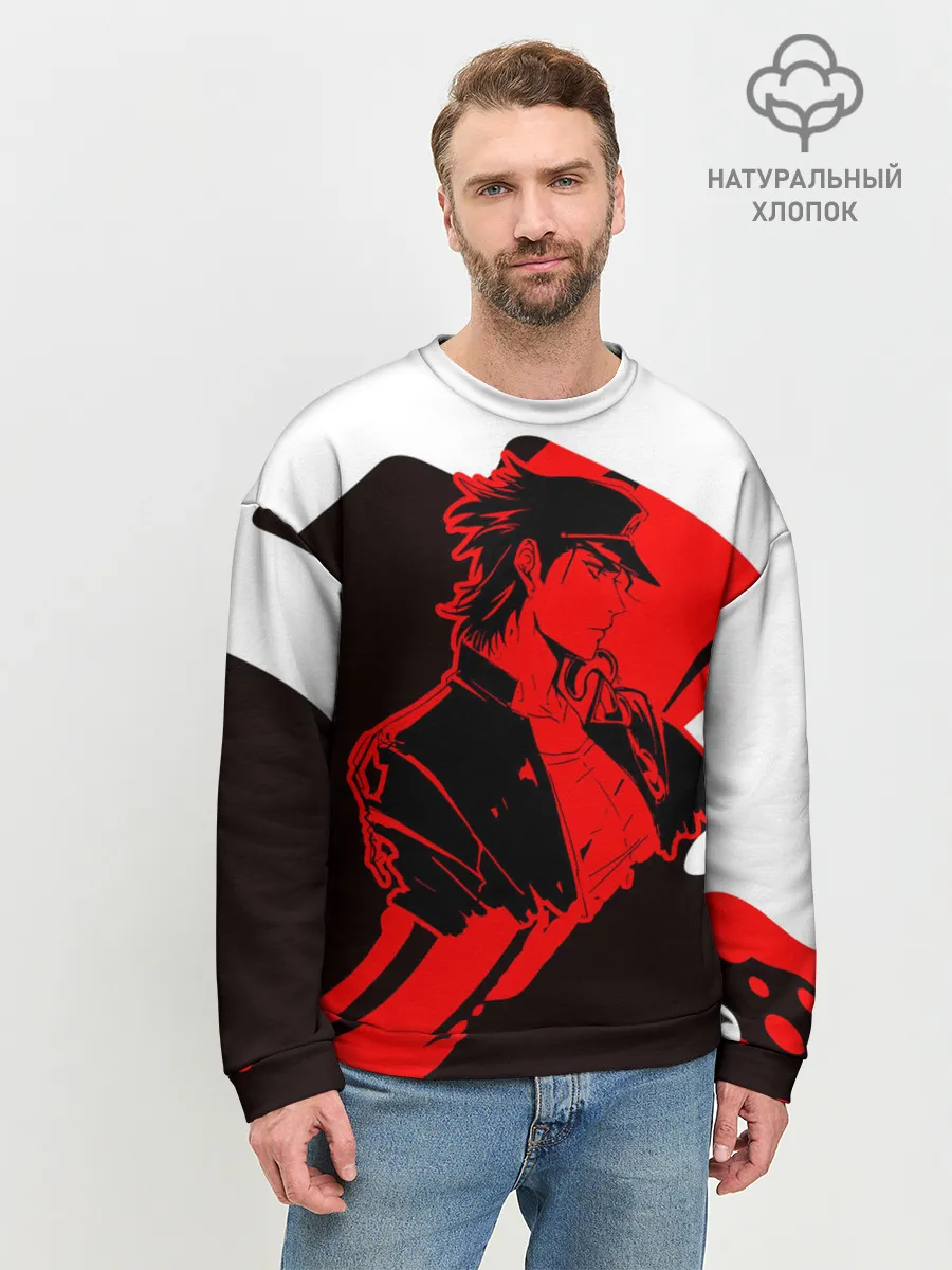 Мужской свитшот базовый / Приключения ДжоДжо