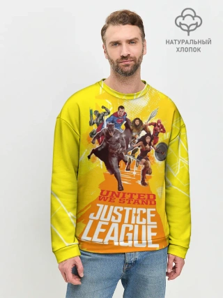 Мужской свитшот базовый / Justice League