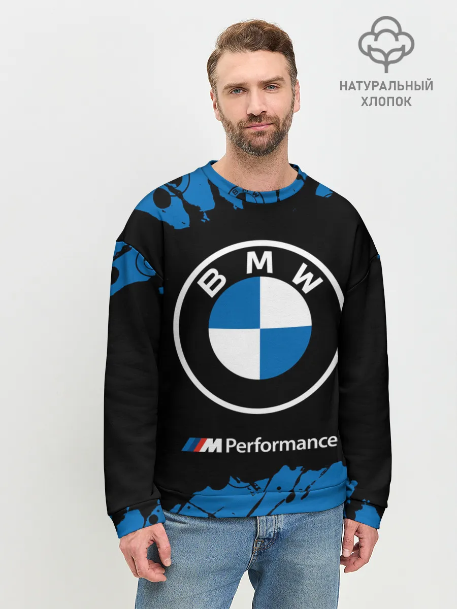 Мужской свитшот базовый / BMW / БМВ