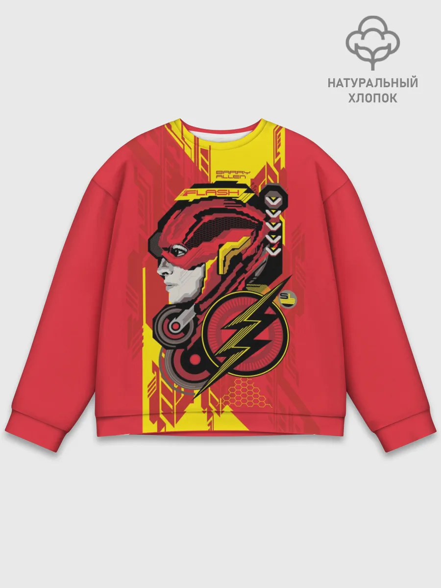 Мужской свитшот базовый / The Flash