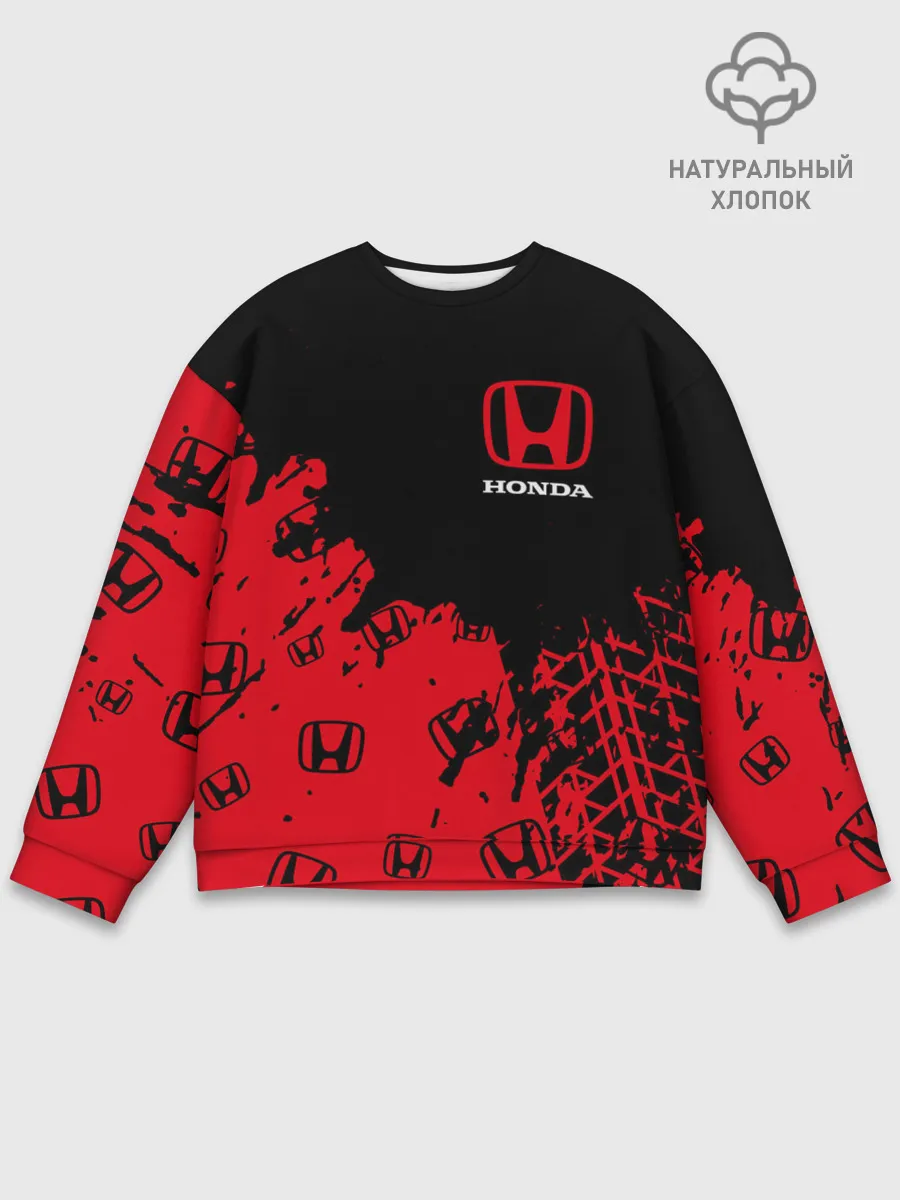Мужской свитшот базовый / HONDA / ХОНДА