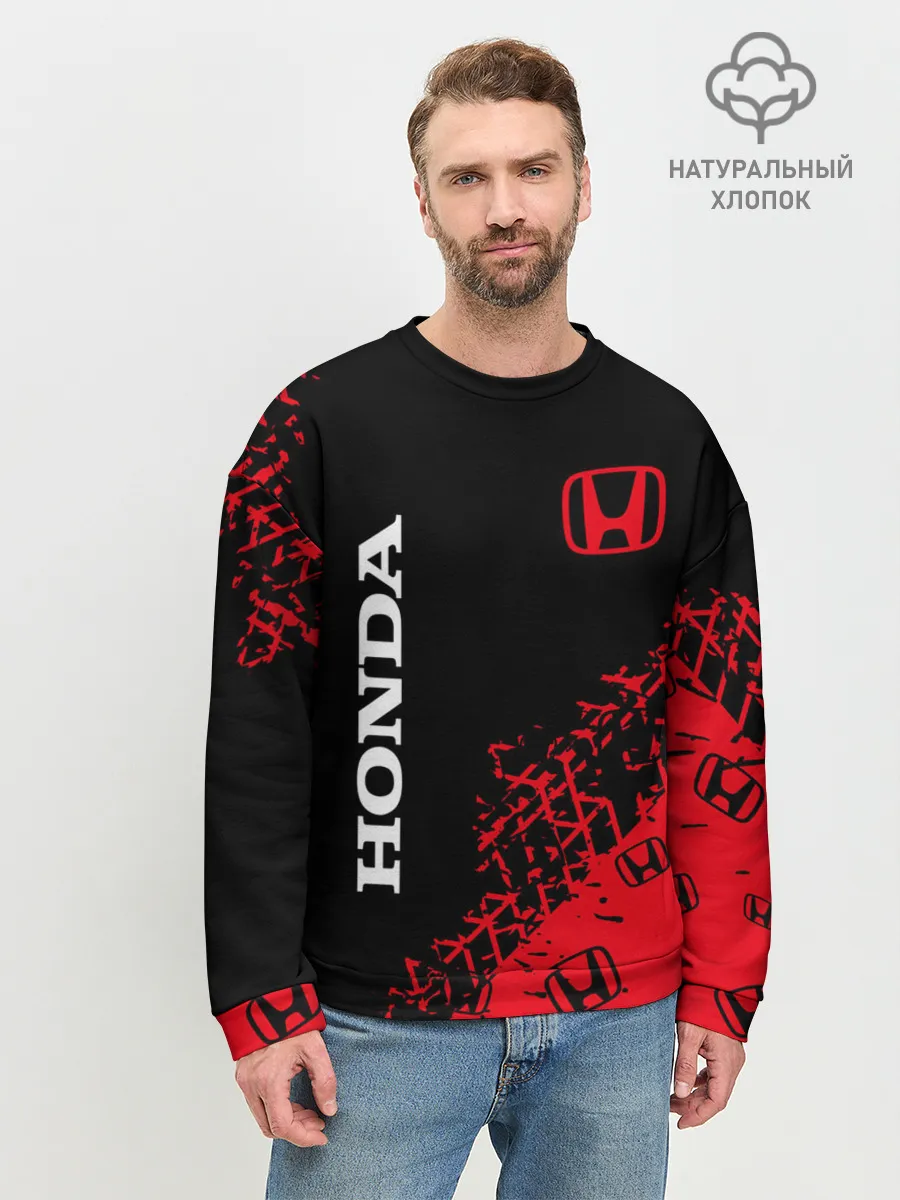 Мужской свитшот базовый / HONDA / ХОНДА