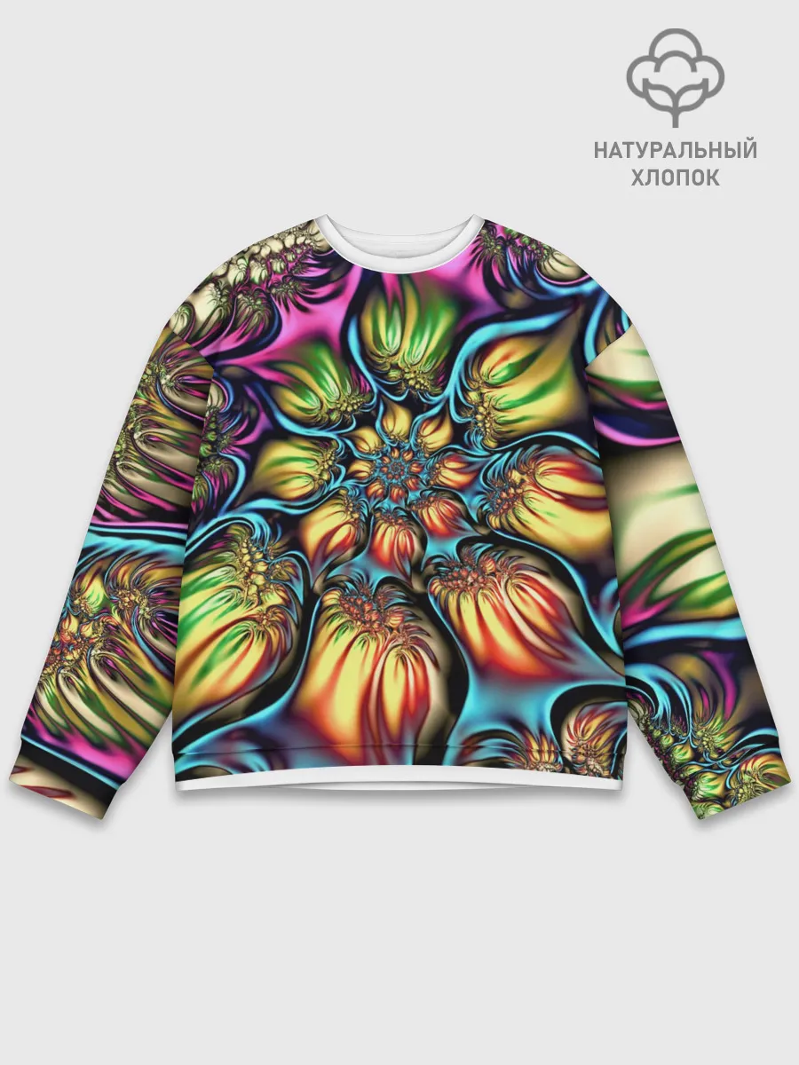 Мужской свитшот базовый / Абстракция