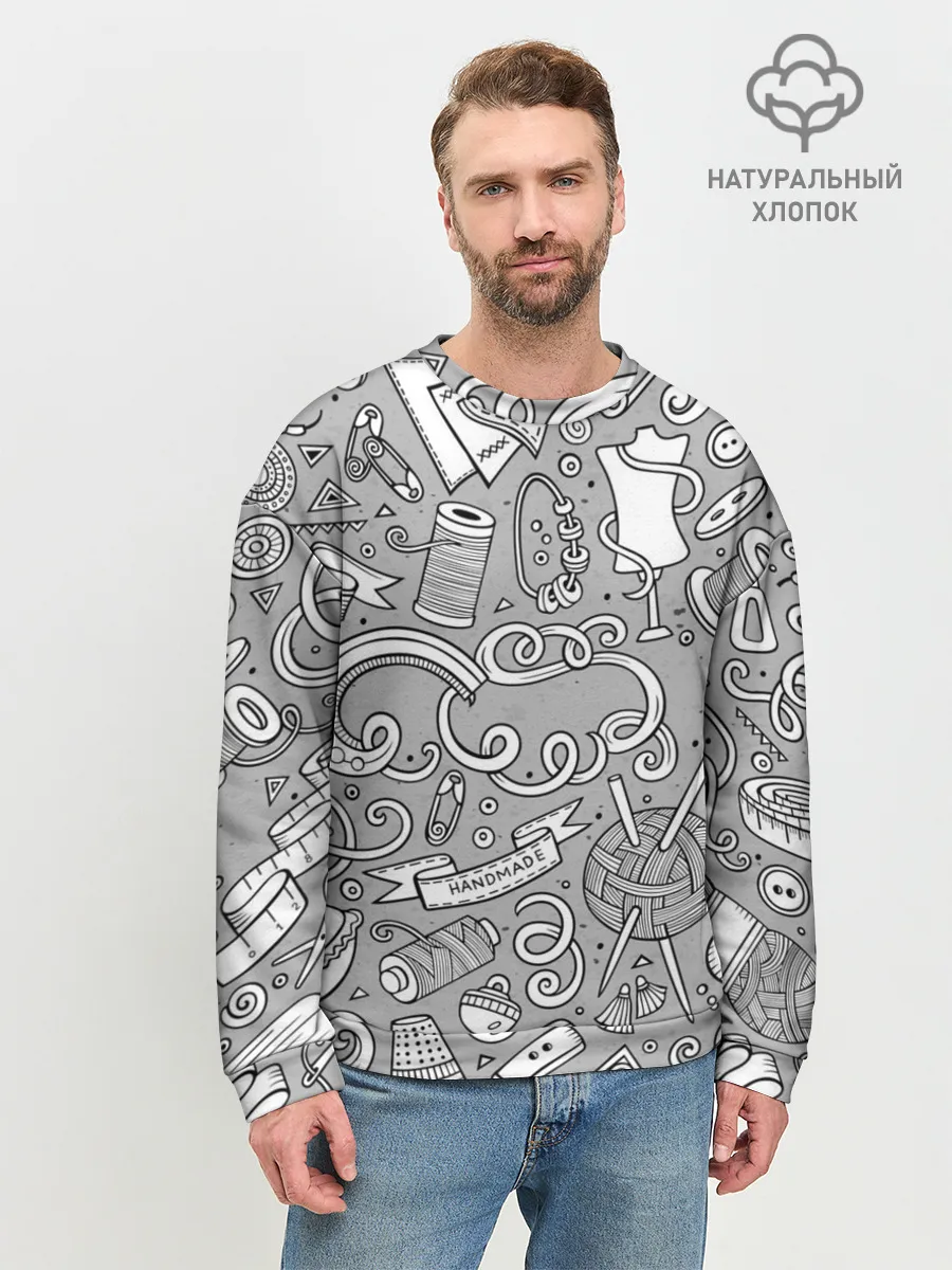 Мужской свитшот базовый / handmade