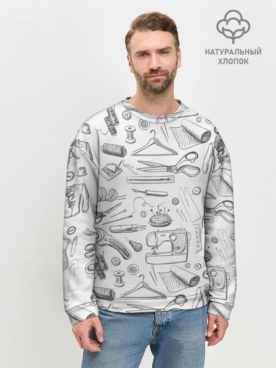 Мужской свитшот базовый / для швеи