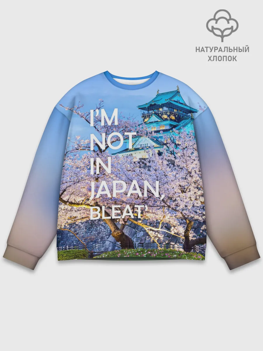 Мужской свитшот базовый / Я не в Японии 10