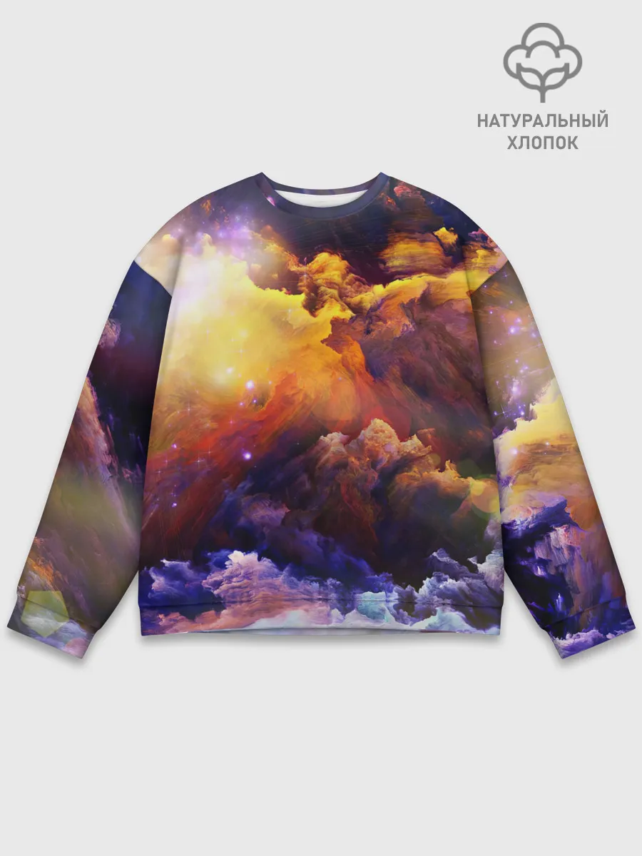 Мужской свитшот базовый / Яркий свет