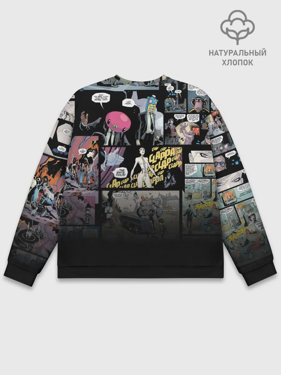Мужской свитшот базовый / Амбрелла, Хэйзел и Ча-Ча