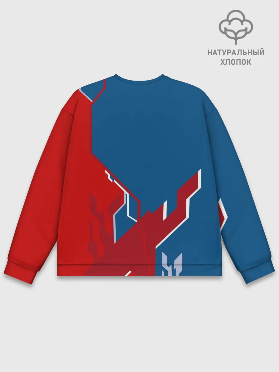 Мужской свитшот базовый / Знак Супермен