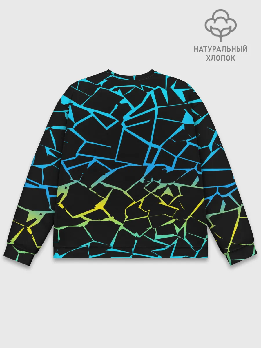 Мужской свитшот базовый / НЕОНОВЫЙ ГРАДИЕНТ