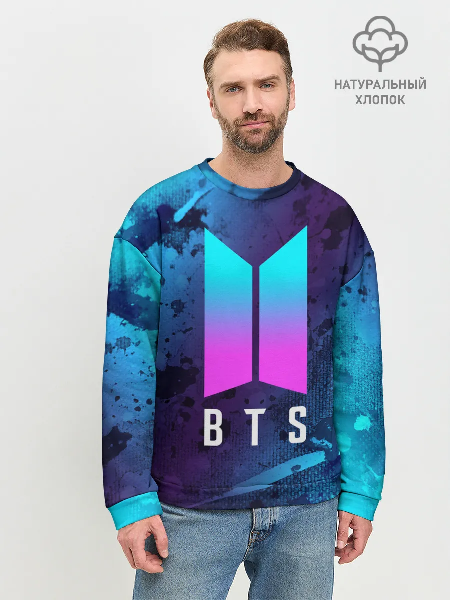 Мужской свитшот базовый / BTS / БТС